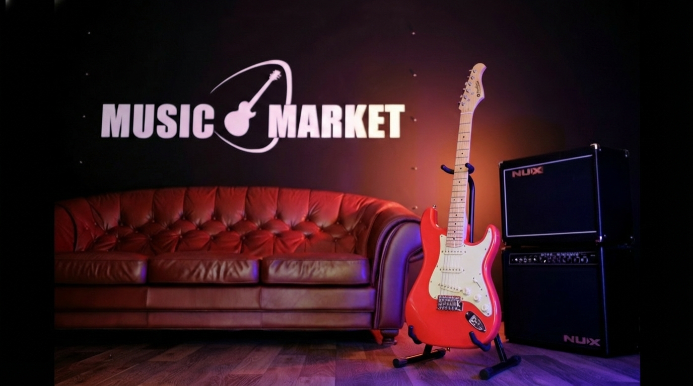 JMFSTJUNIORFR ST Junior Электрогитара уменьшенная, красная, с чехлом, Prodipe