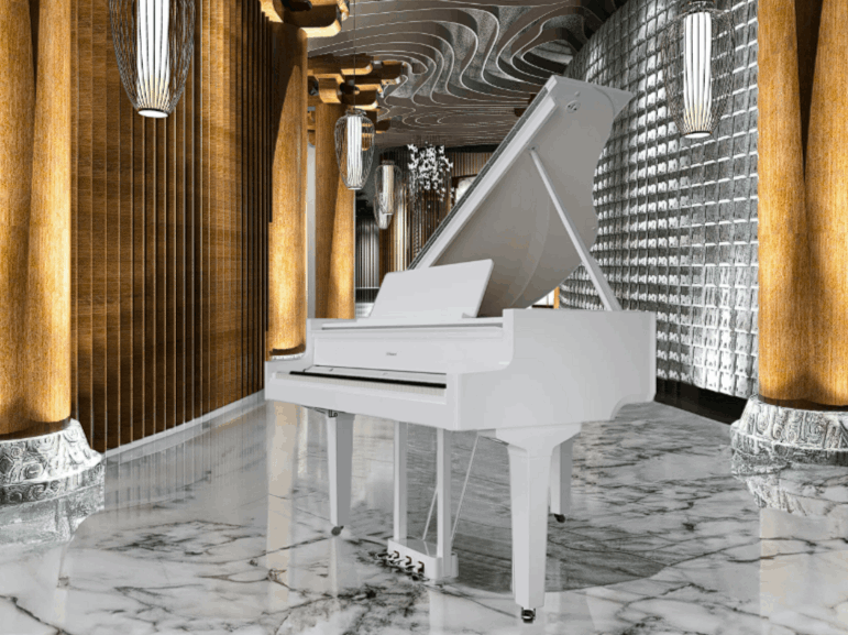 Самоиграющий цифровой рояль Roland GP-9M PW