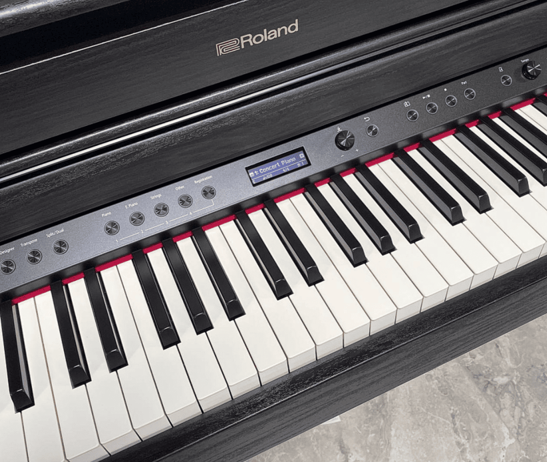 Цифровое пианино Roland HP704 DR - тёмный палисандр