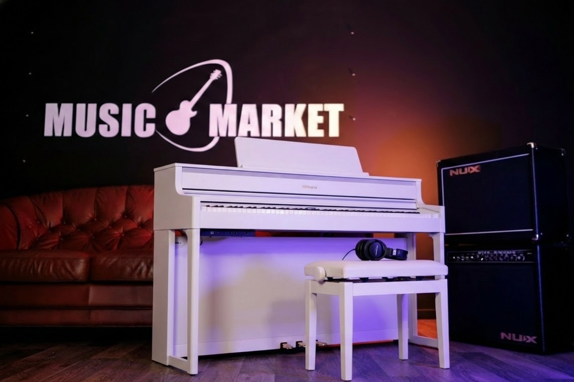 Цифровое пианино Roland HP704 WH | HP-704 цвет белый