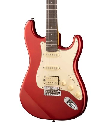 Электрогитара, красная, Prodipe JMFST83RACAR ST83RA