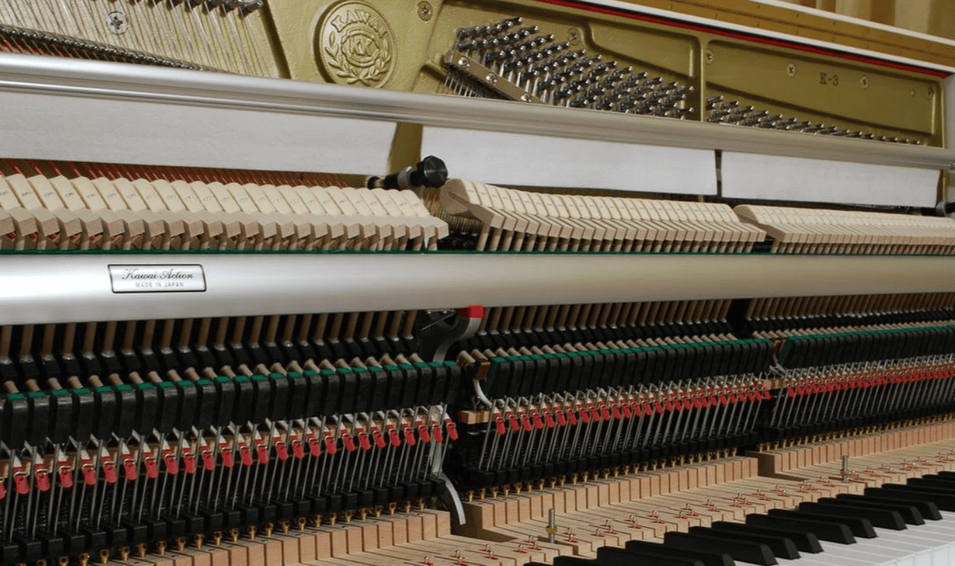 Акустическое пианино Kawai K-15E WH/P - белый полированный