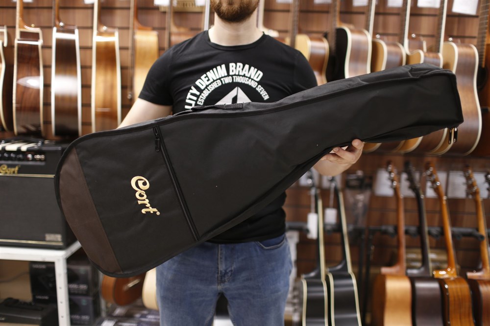 Акустическая Travel | тревел гитара 3/4, с чехлом, натуральный, Cort AD-mini-WBAG-OP Standard Series