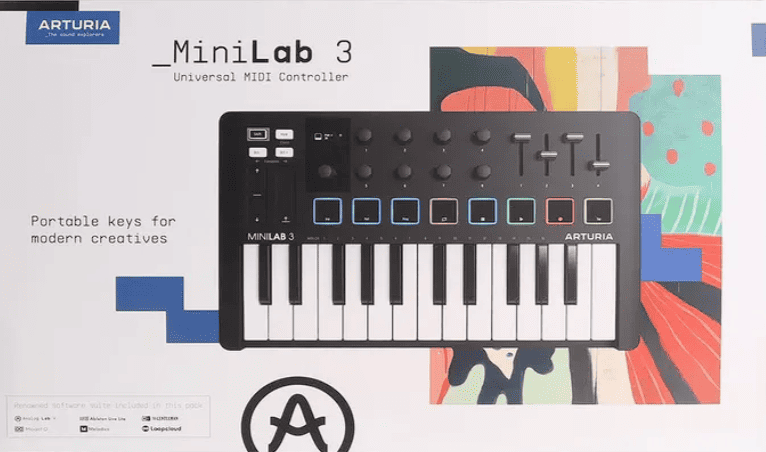 Миди-клавиатура Arturia MiniLab 3 Black