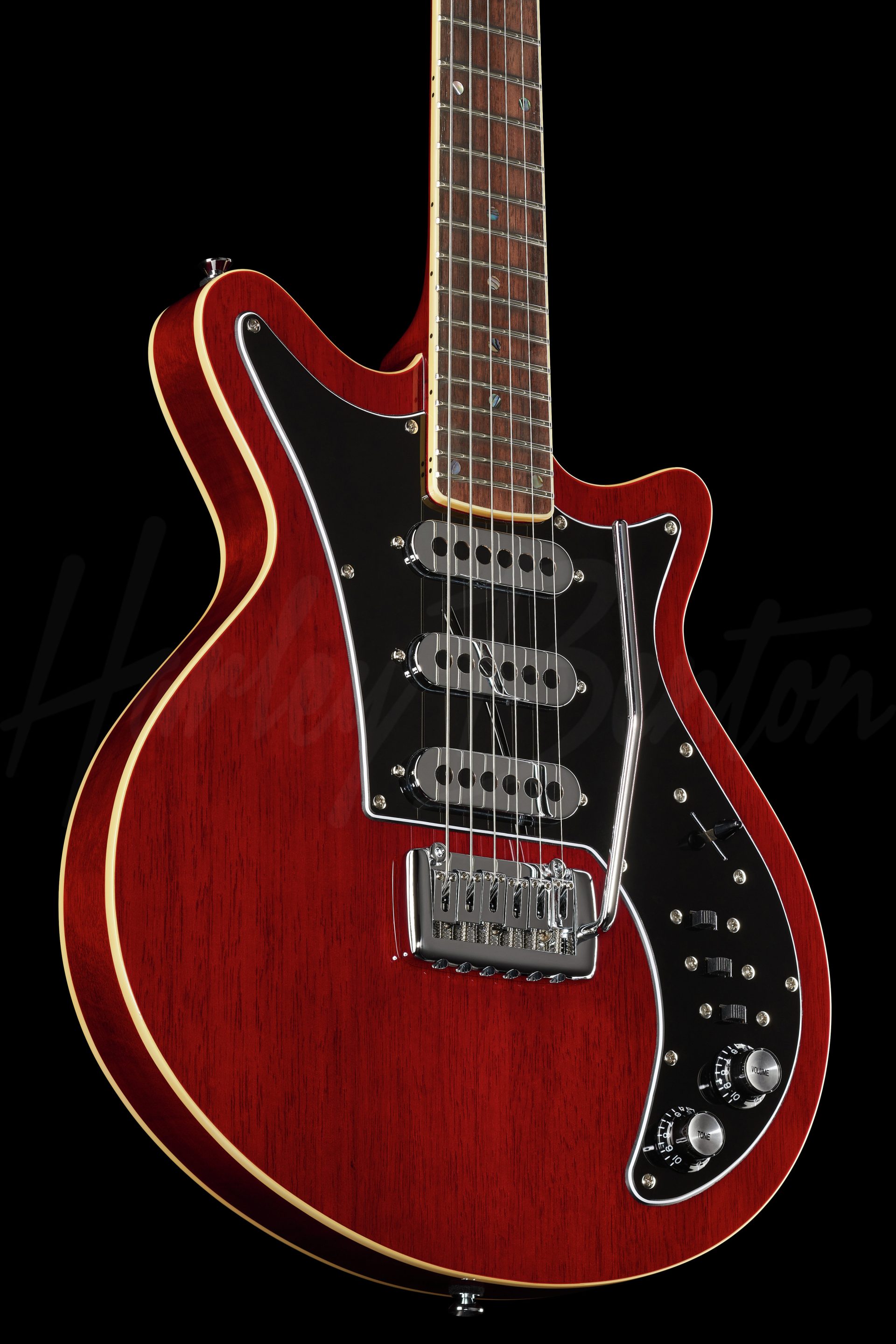 Электрогитара Harley Benton BM-75 Trans Red Deluxe