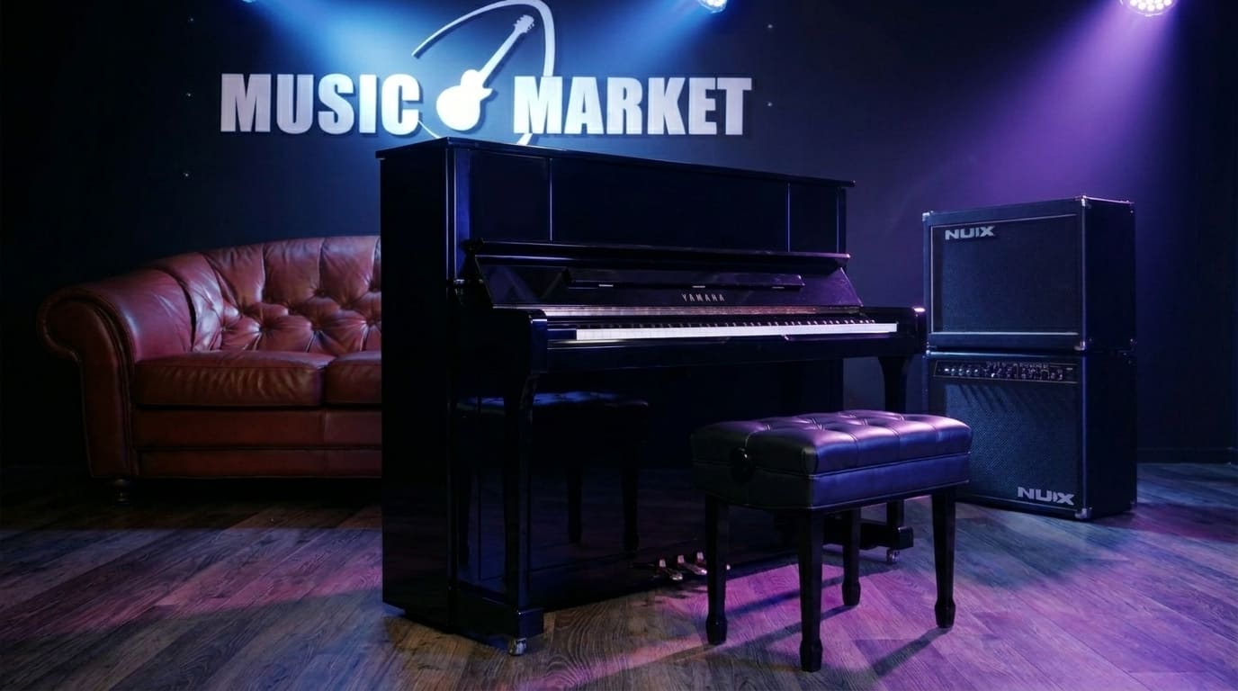 Акустическое пианино Yamaha YU1X PE - чёрный полированный