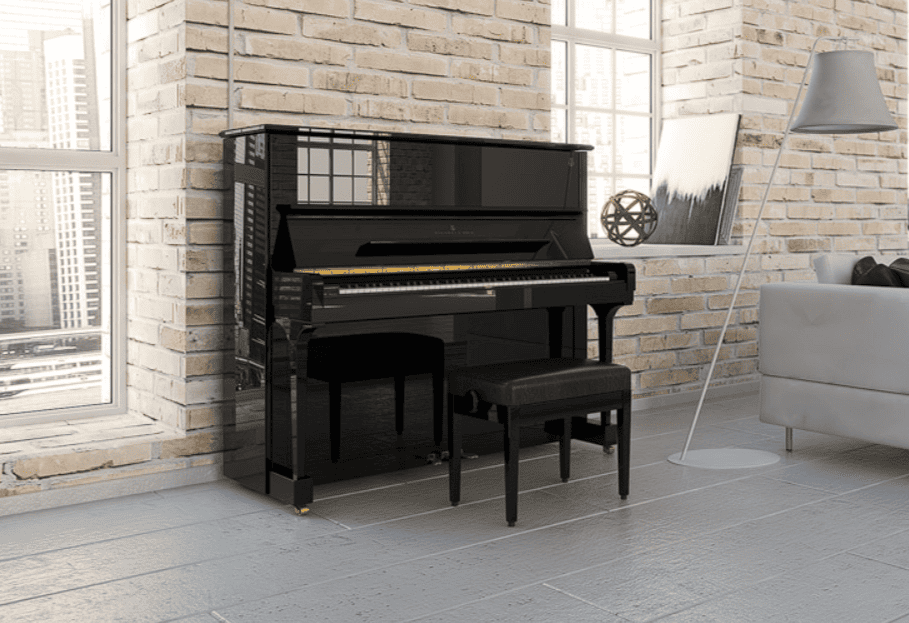 Пианино Steinway & Sons K 132 (PE) черное, полированное