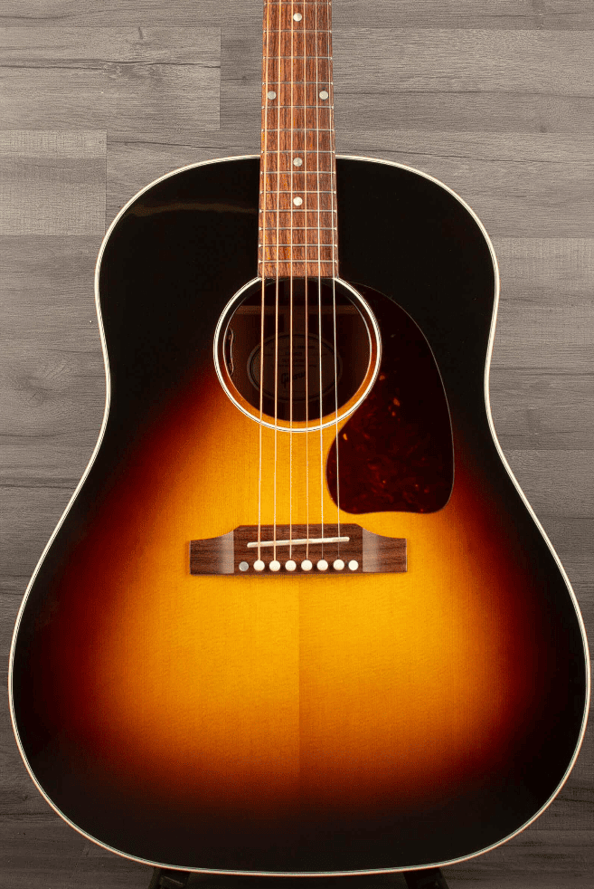 Электроакустическая гитара Gibson J-45 Standard VS - Vintage Sunburst