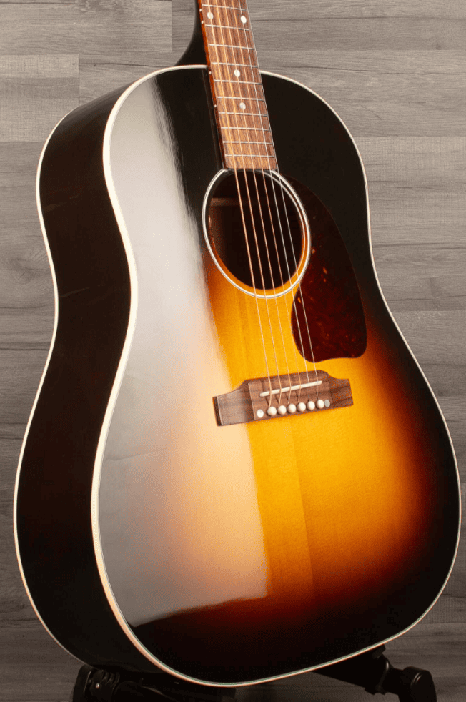 Электроакустическая гитара Gibson J-45 Standard VS - Vintage Sunburst