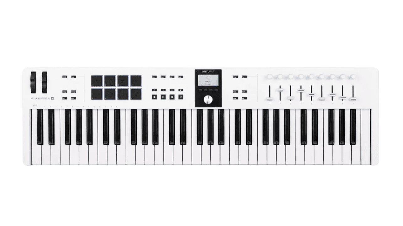 Миди-клавиатура Arturia KeyLab Essential 61 Mk3 White