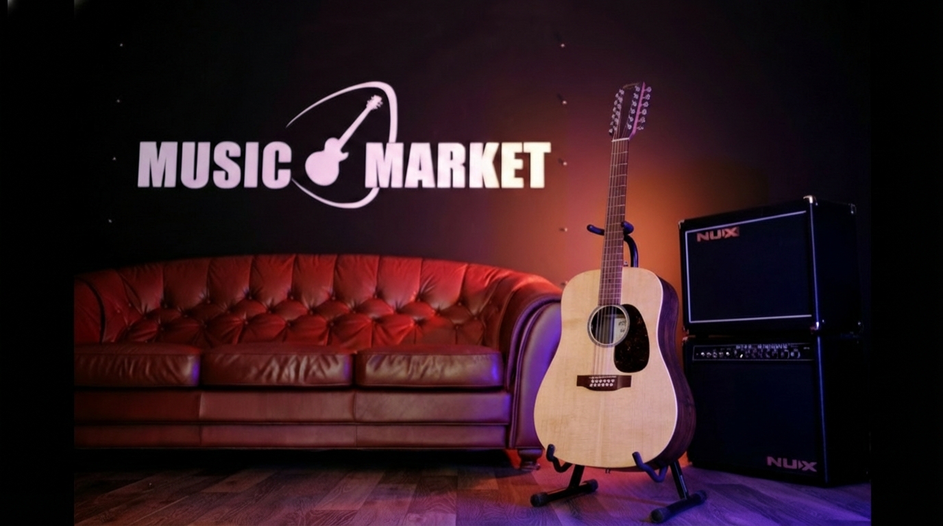 Электроакустическая гитара Martin Guitar D-X2E 12-String Rosewood 12-струнная