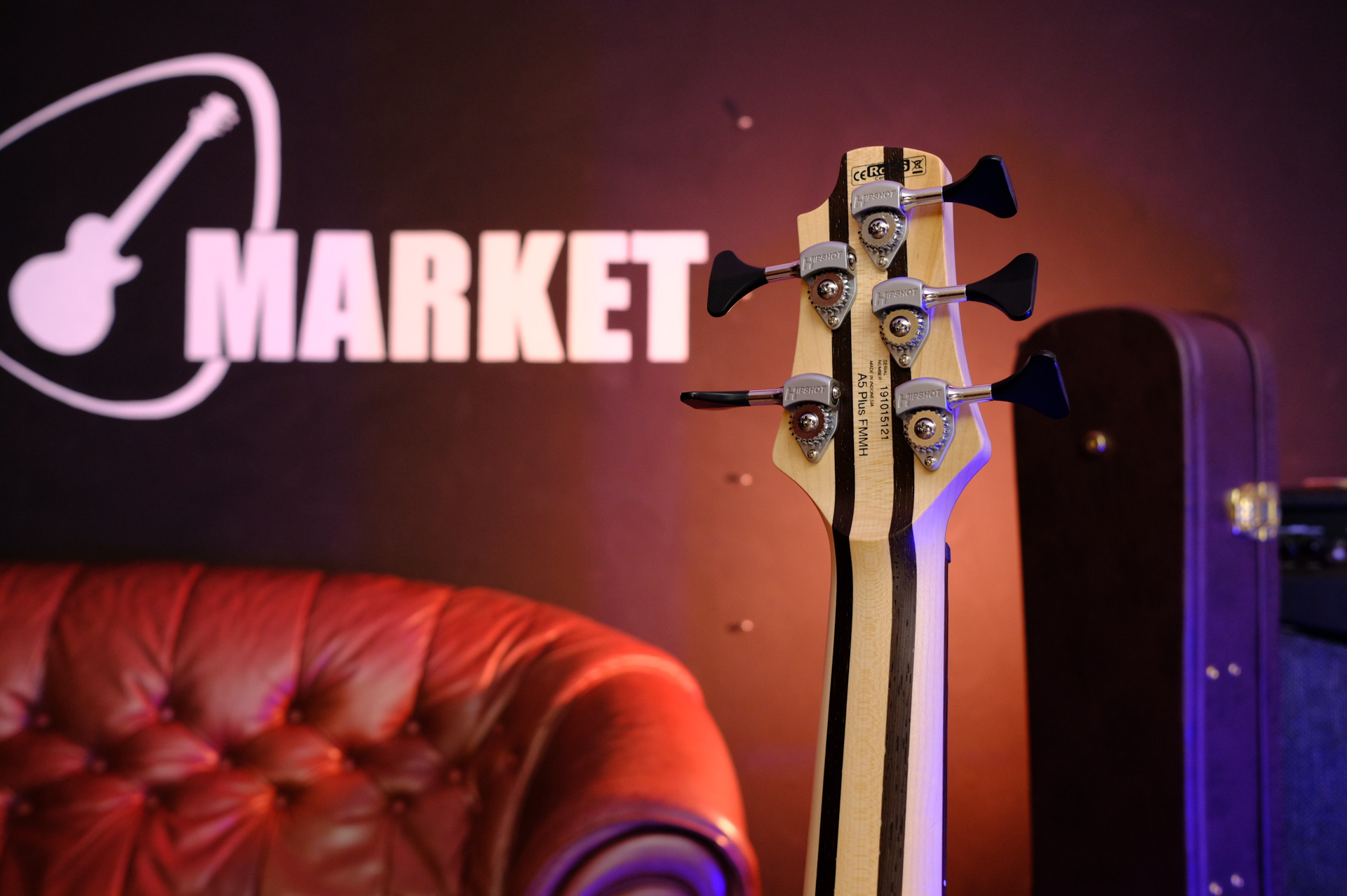 Бас гитара 5-струнная Cort  A5-Plus-FMMH-OPN