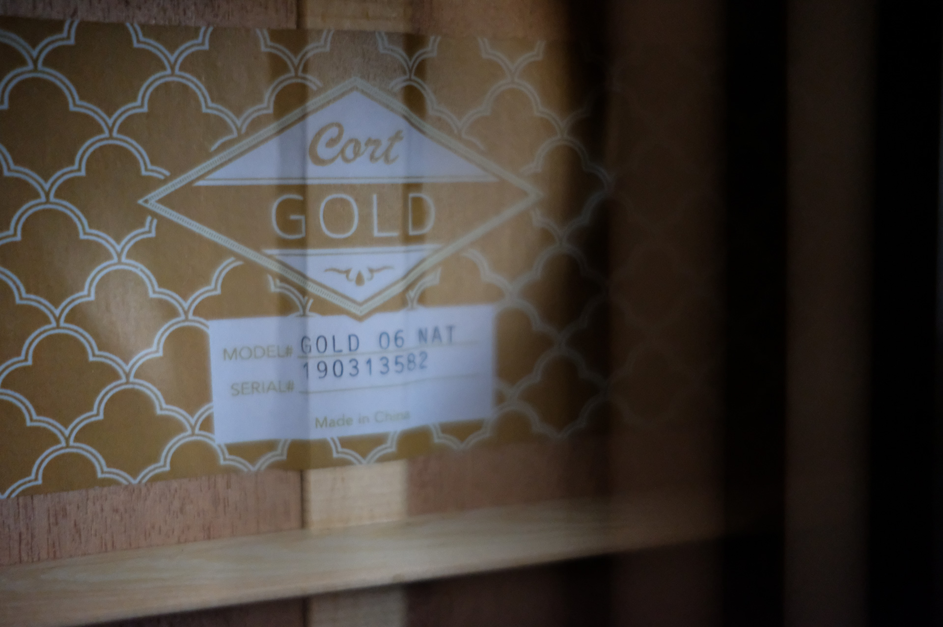 Акустическая гитара Cort Gold GOLD-O6-NAT