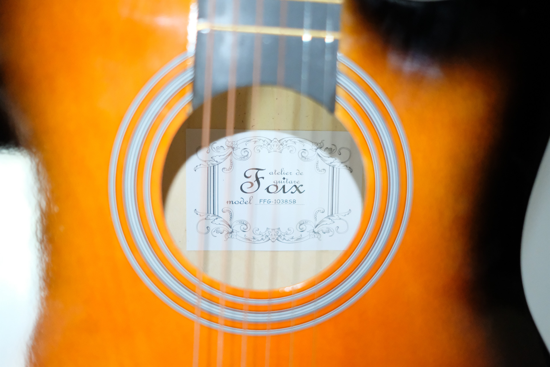 Акустическая гитара Foix FFG-1038SB