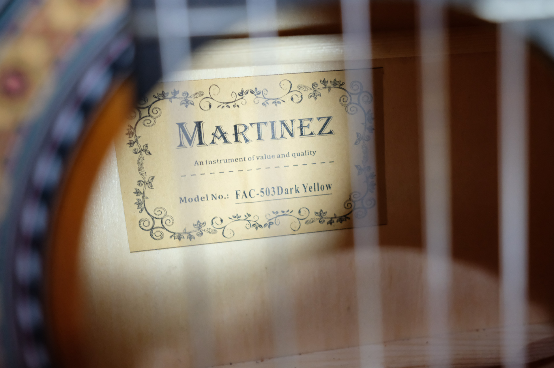 Классическая гитара Martinez FAC - 503