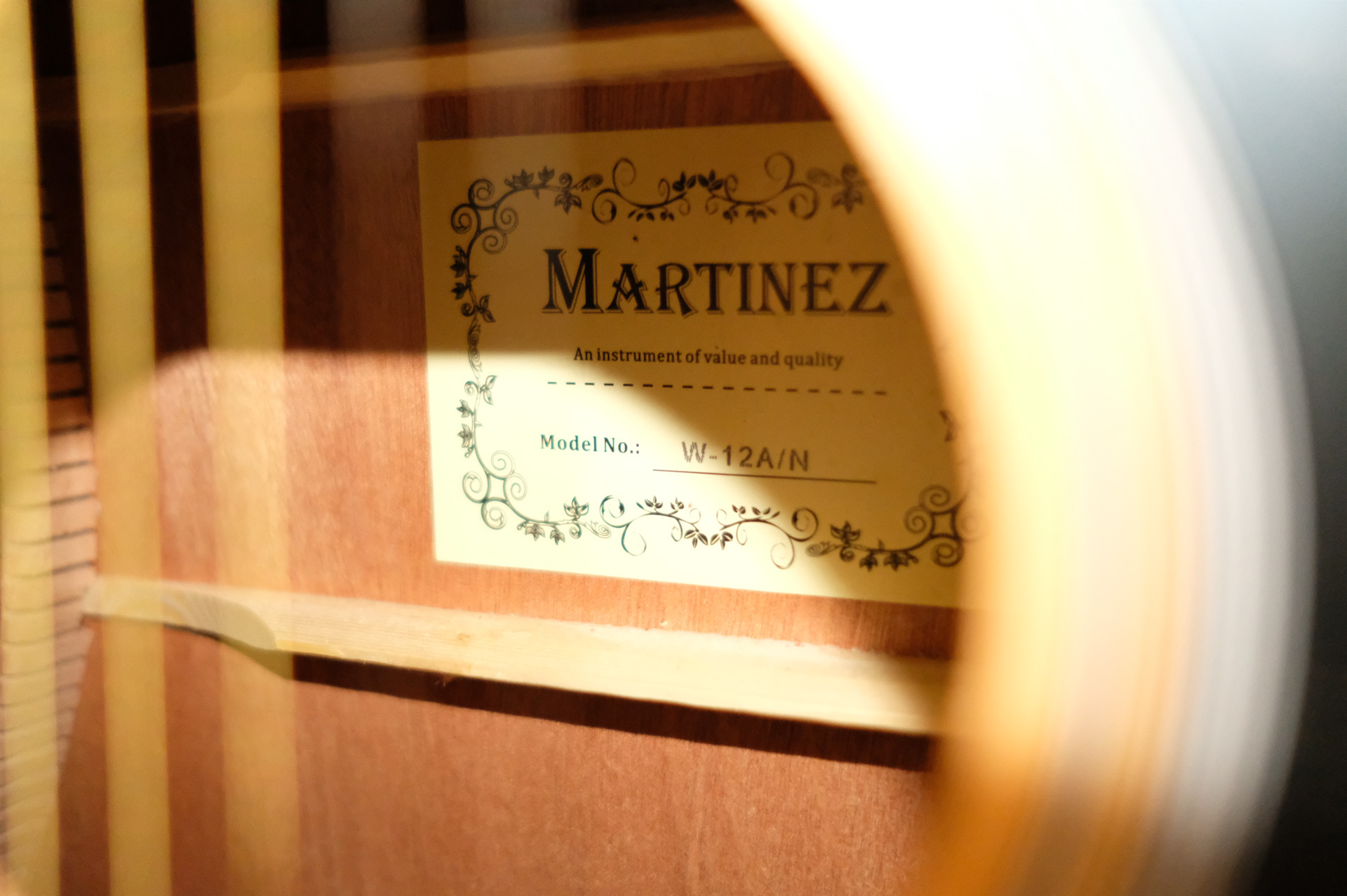Акустическая гитара Martinez W - 12 A / N