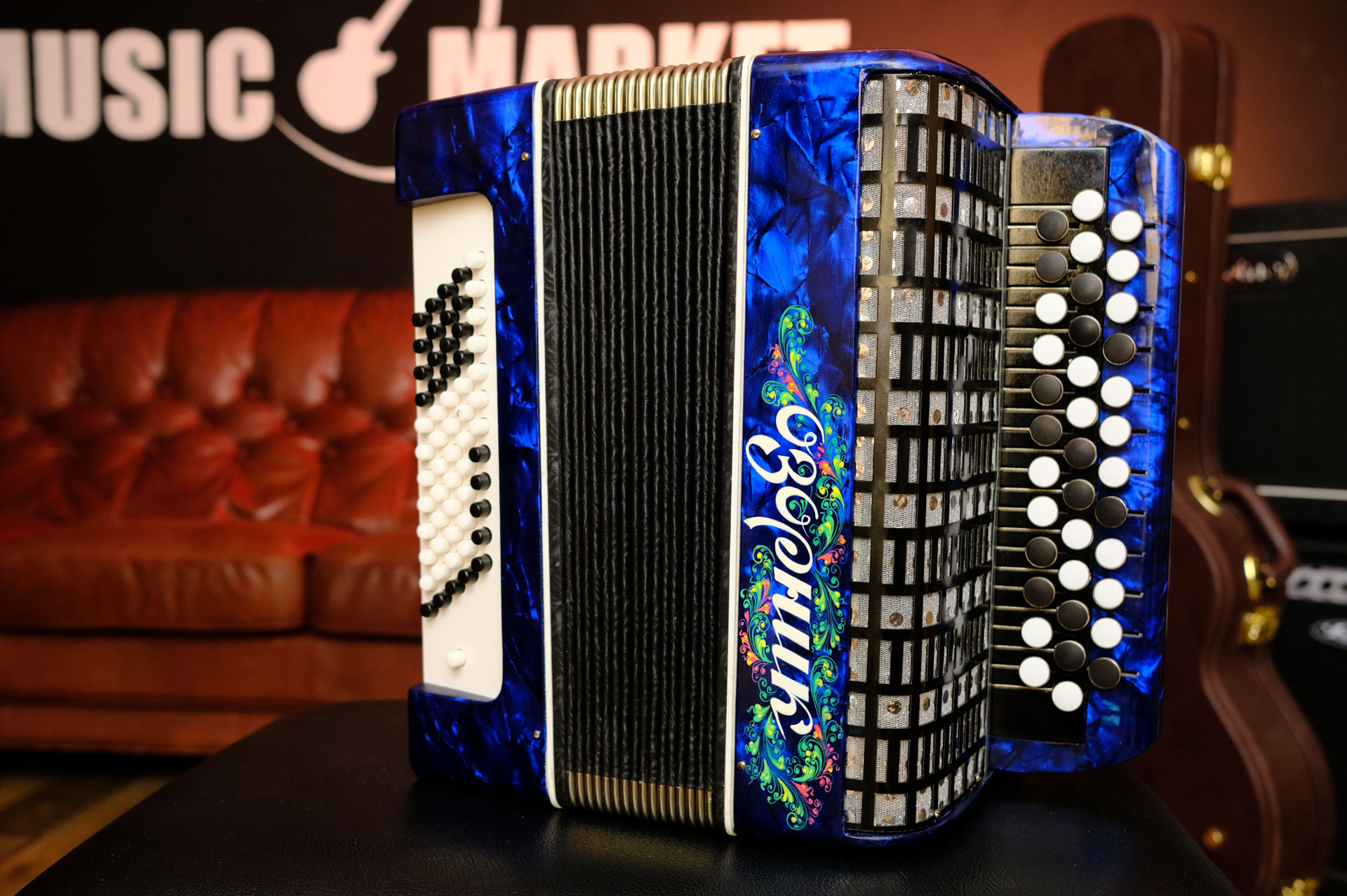 Баян Шуйская гармонь &laquo;Озорник&raquo; 37х60-II В24L-BL