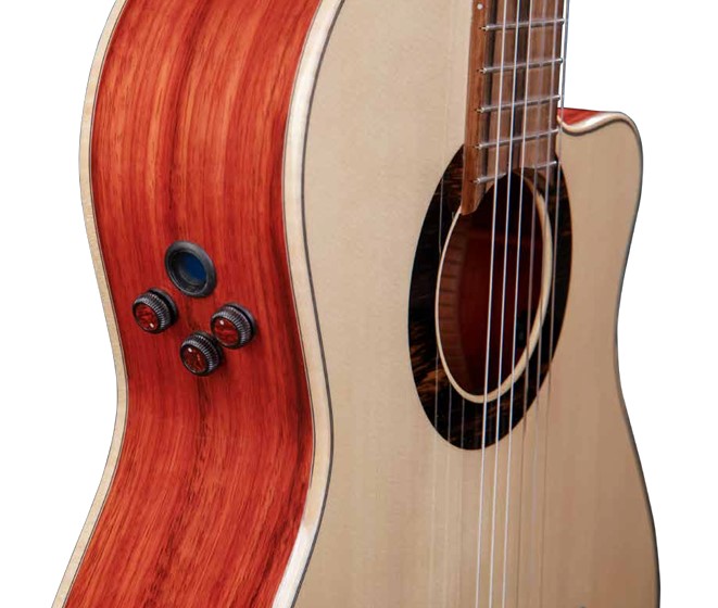 8.897 Green Sustain CTW E8 Классическая гитара со звукоснимателем, Alhambra