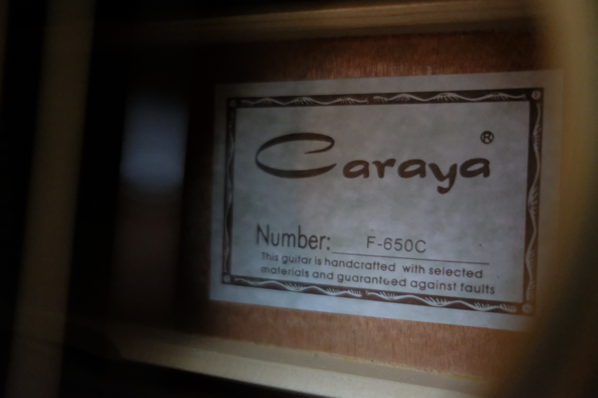 Акустическая гитара Caraya F650C-N