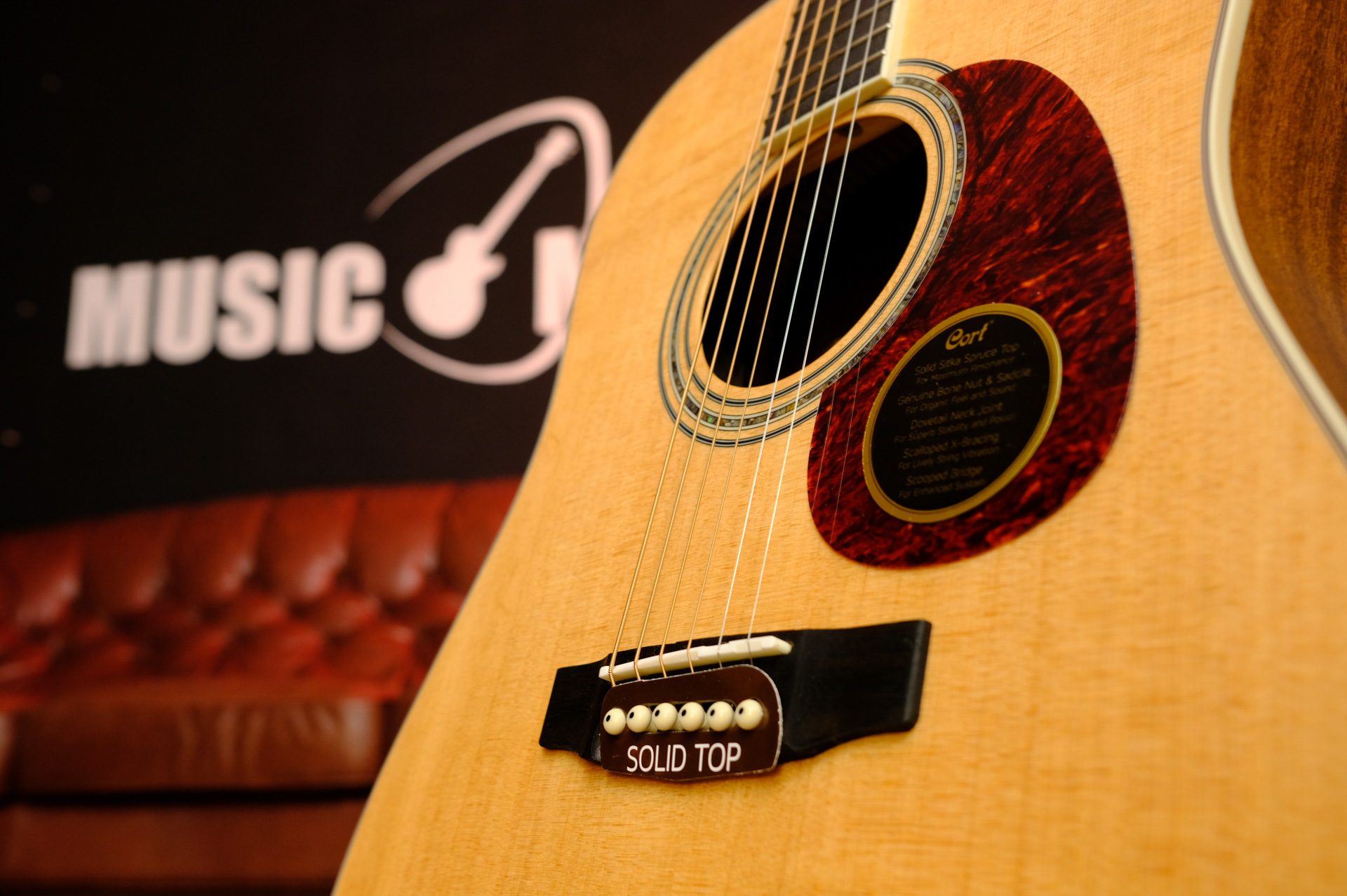 Электроакустическая гитара Cort EARTH100F-NS