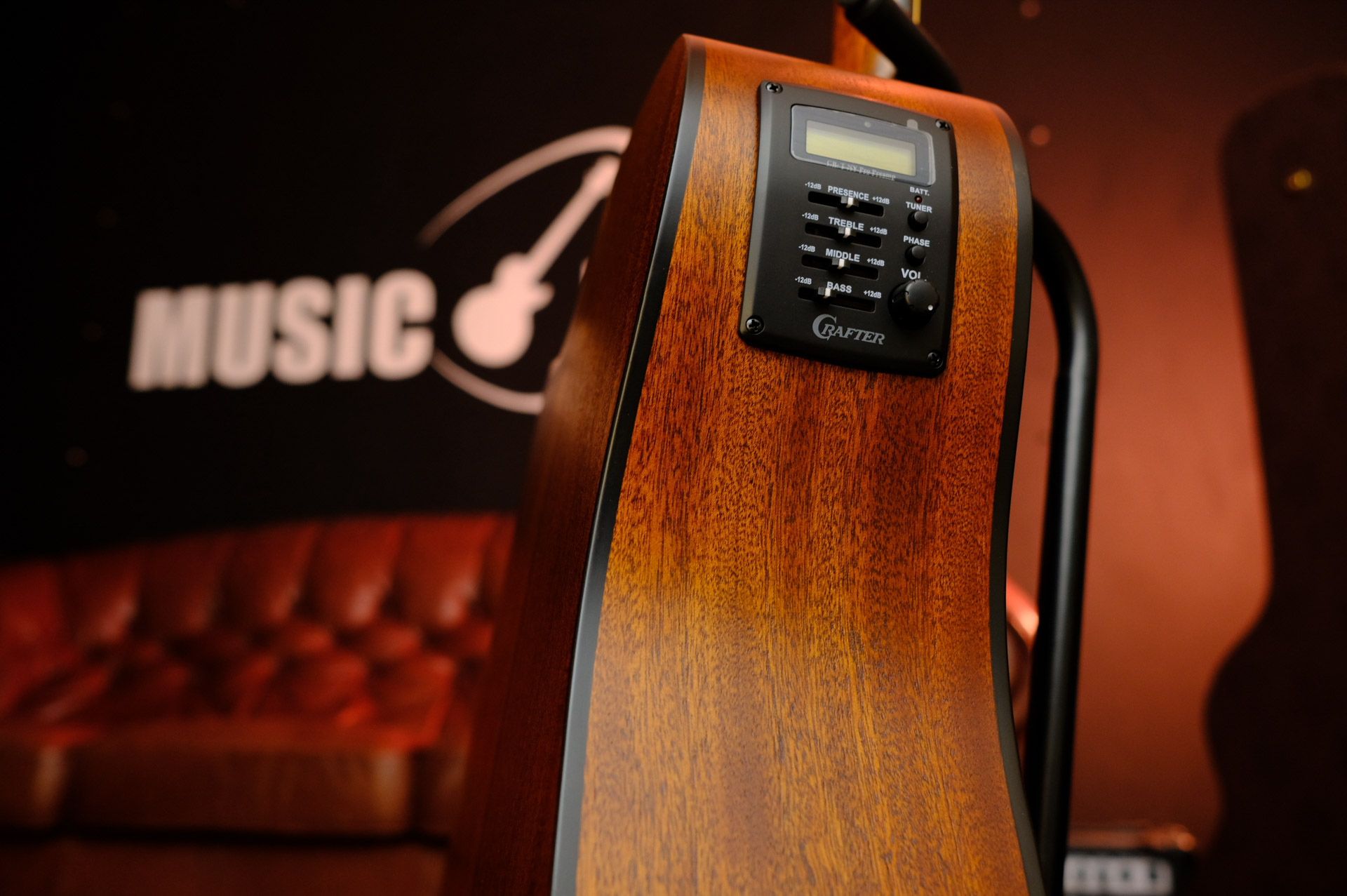 Электроакустическая гитара Crafter HD-100 CE/OP.N