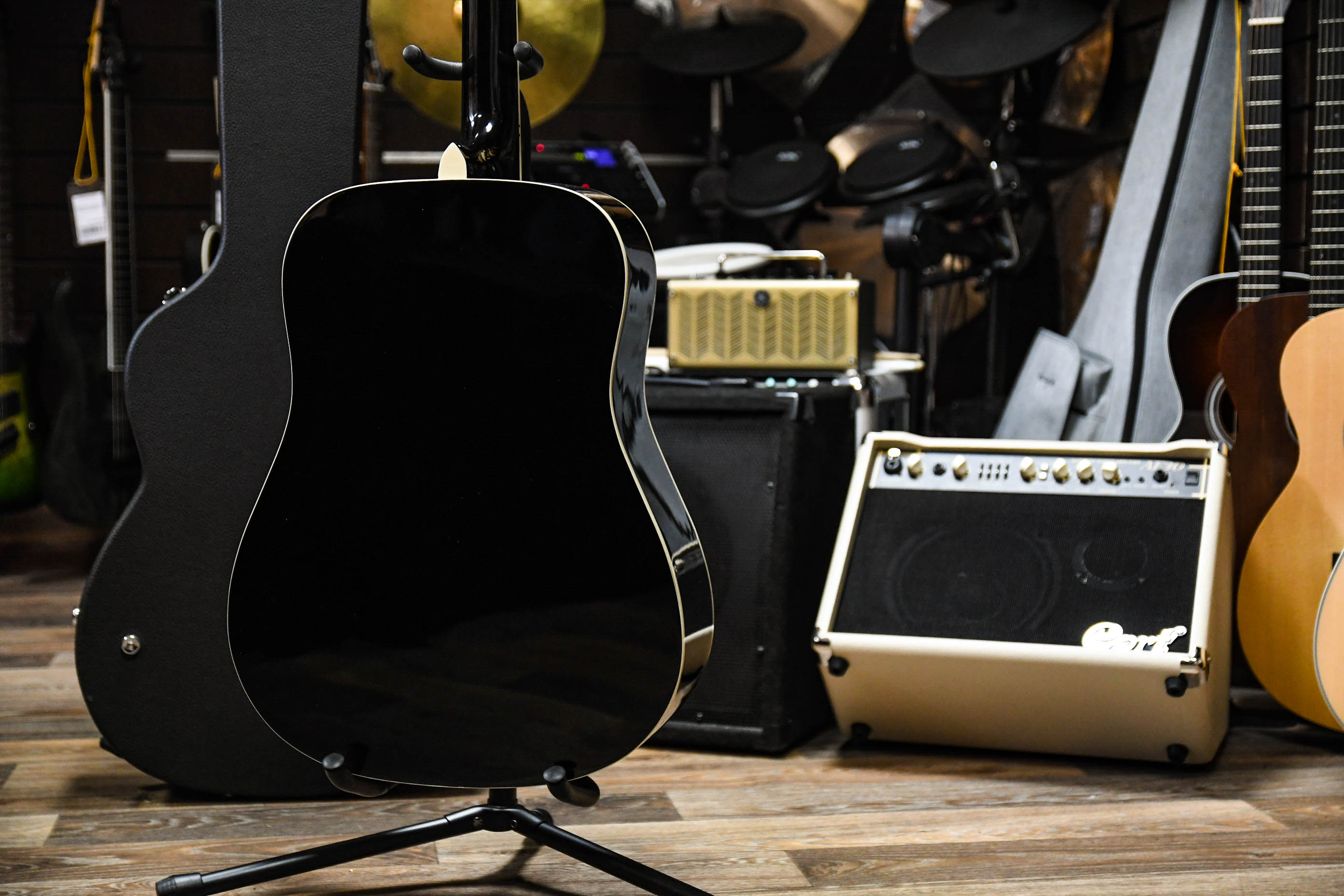 Акустическая гитара FLIGHT D-200 BK