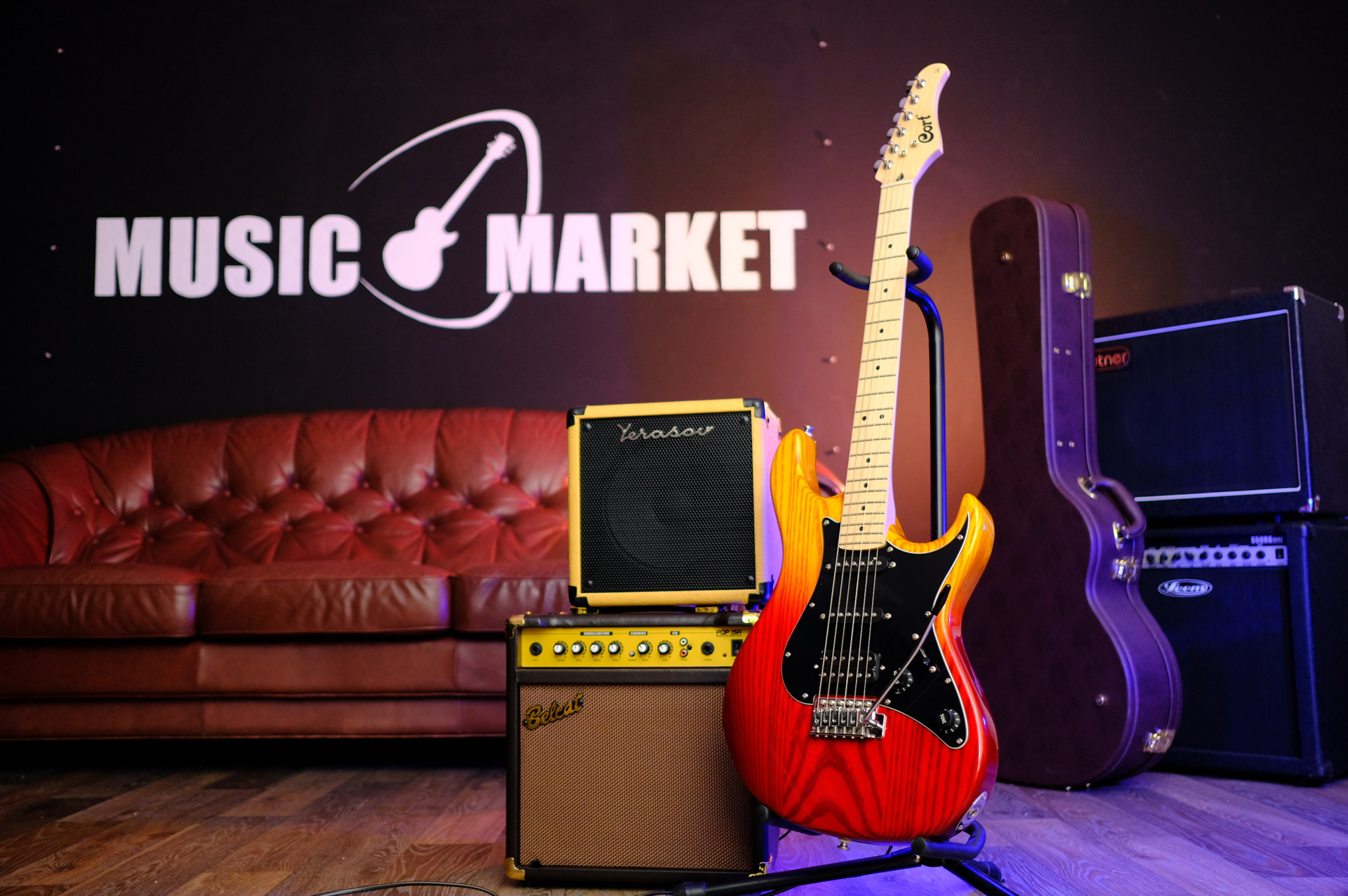 Электрогитара Godin 5th Avenue Kingpin P90 Cognac Burst 031986