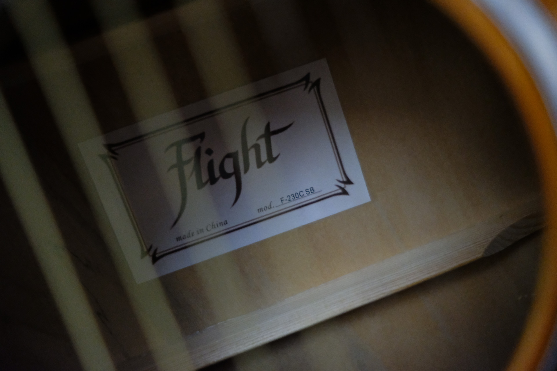 Акустическая гитара FLIGHT F-230C SB