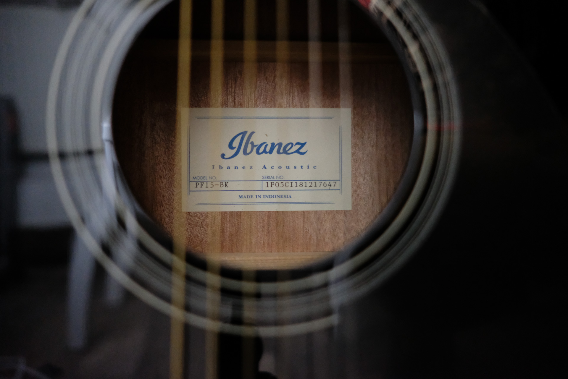 Акустическая гитара IBANEZ PF15-BK9