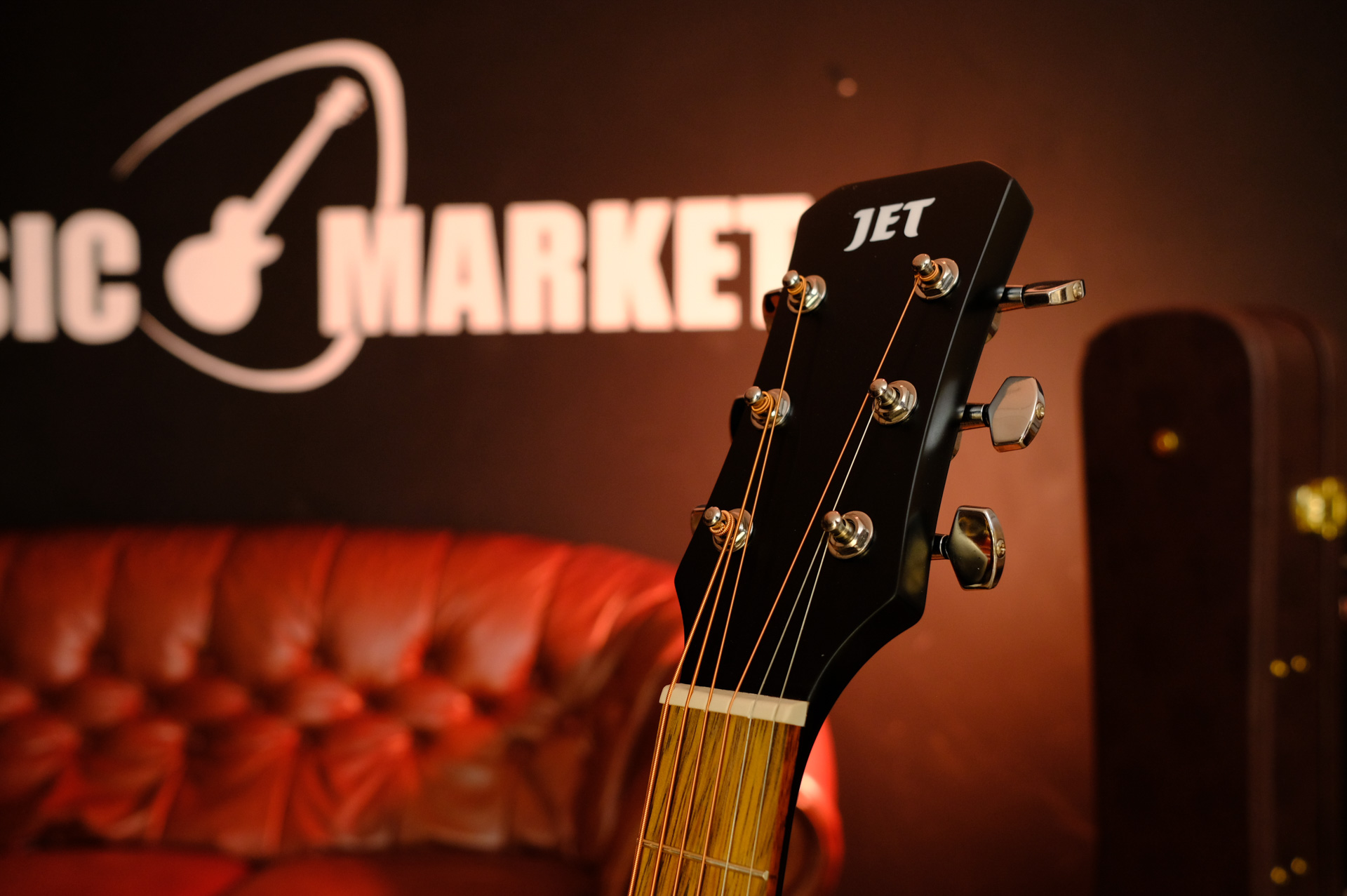 Гитара акустическая шестиструнная JET JF-155 BKS