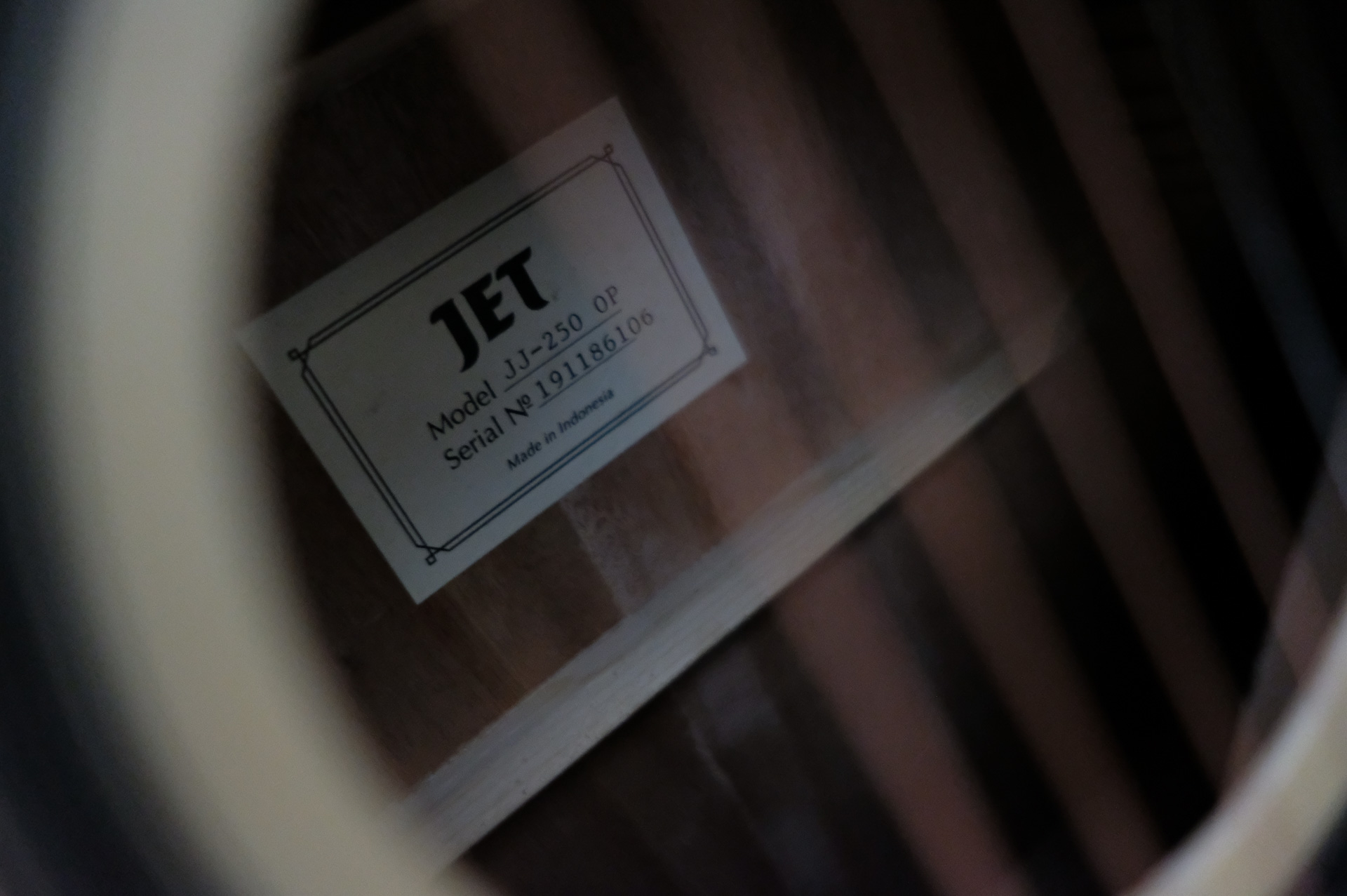 Гитара электроакустическая шестиструнная JET JJE-250 OP