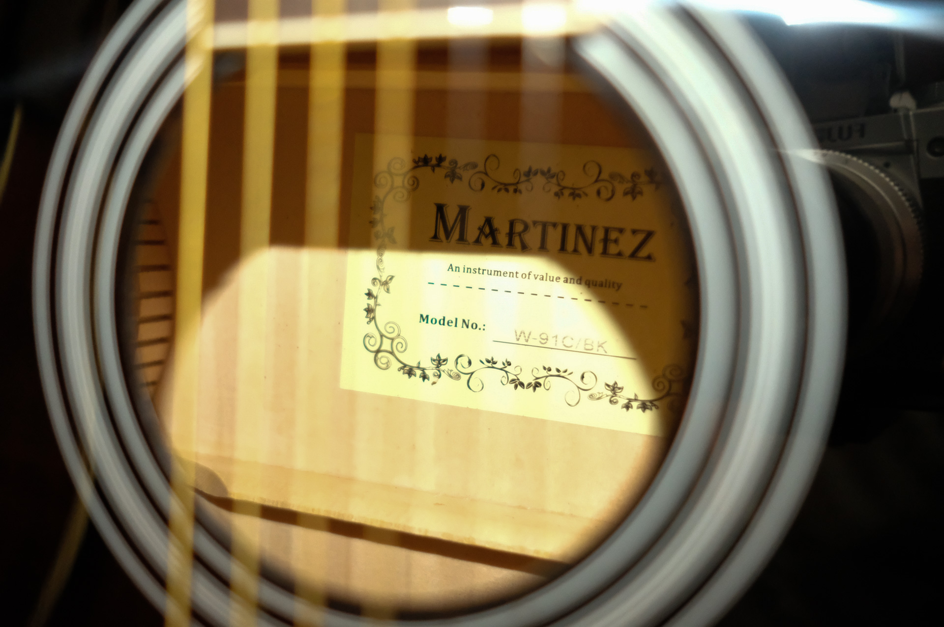 Акустическая гитара Martinez W-91C BK