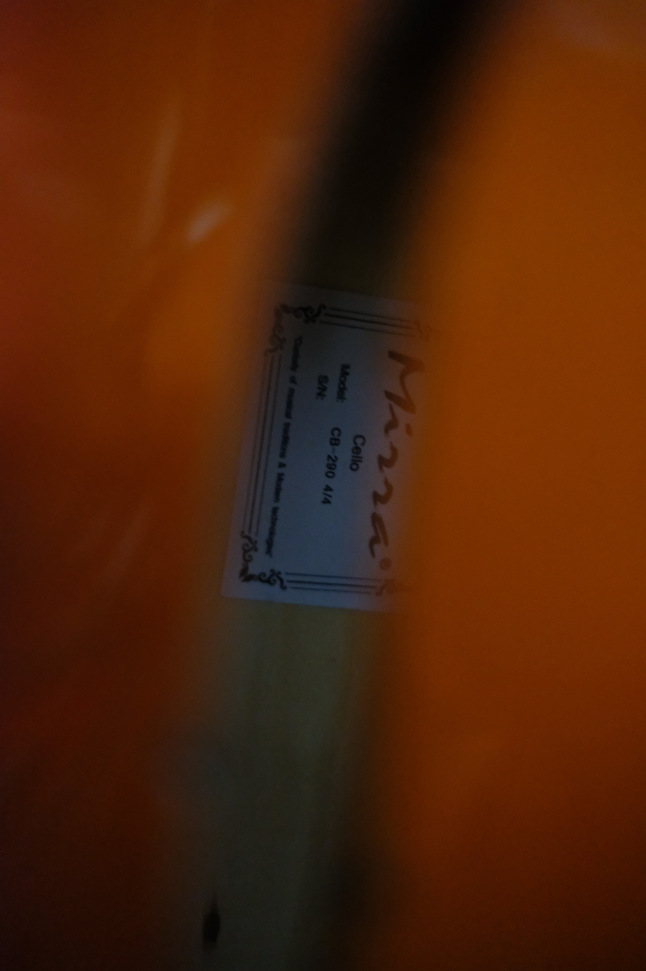 CB-290-4/4 Виолончель 4/4 в чехле со смычком, Mirra