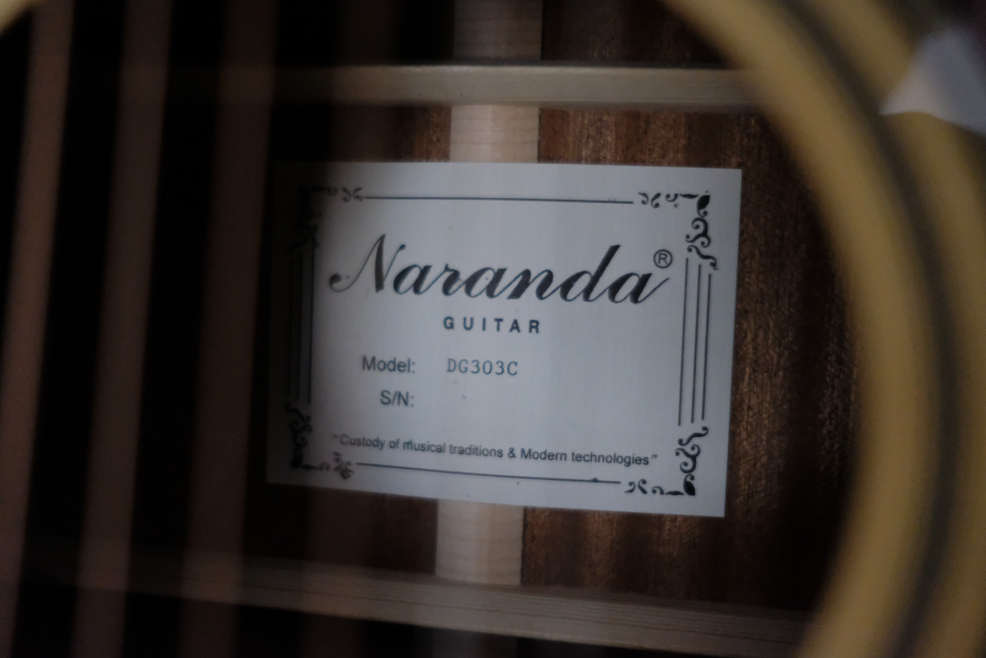 Акустическая гитара Naranda DG303CNA
