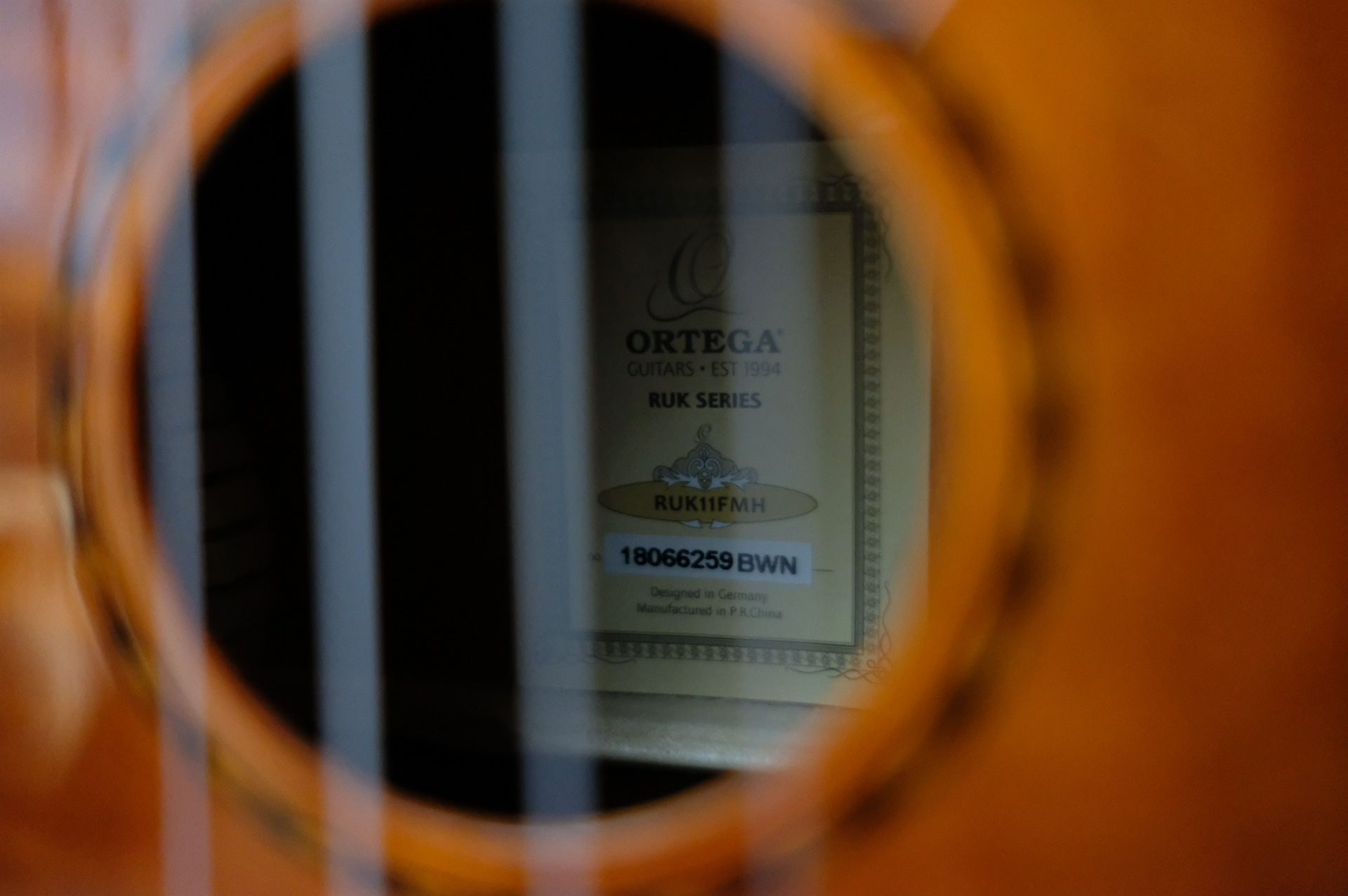 Укулеле концертный Ortega RUK11FMH Tiger Series