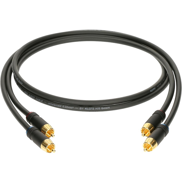 Кабель акустический RCA, 3м, 2шт, Klotz AL-RR0300