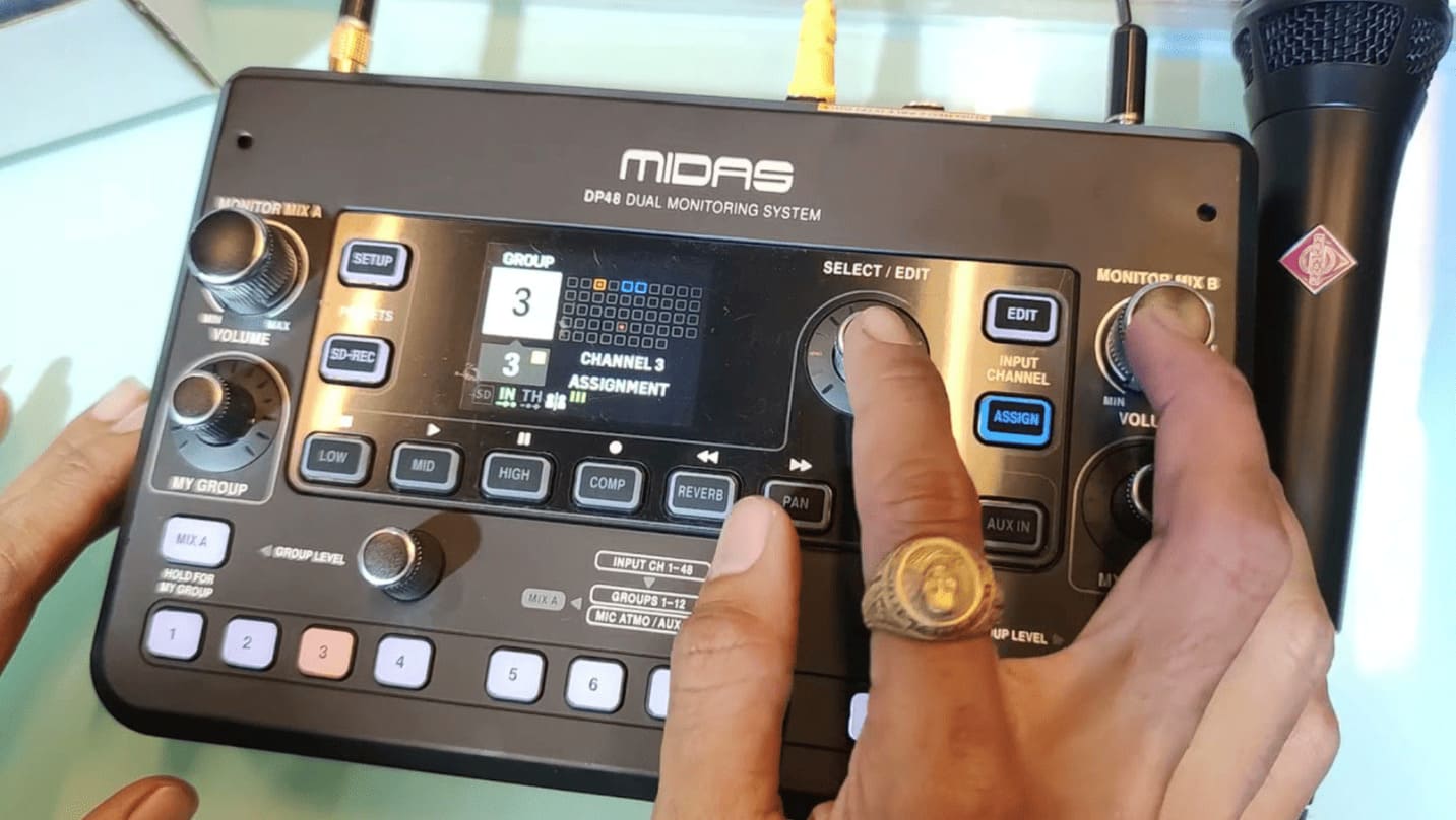 Персональный мониторный микшер Midas DP48