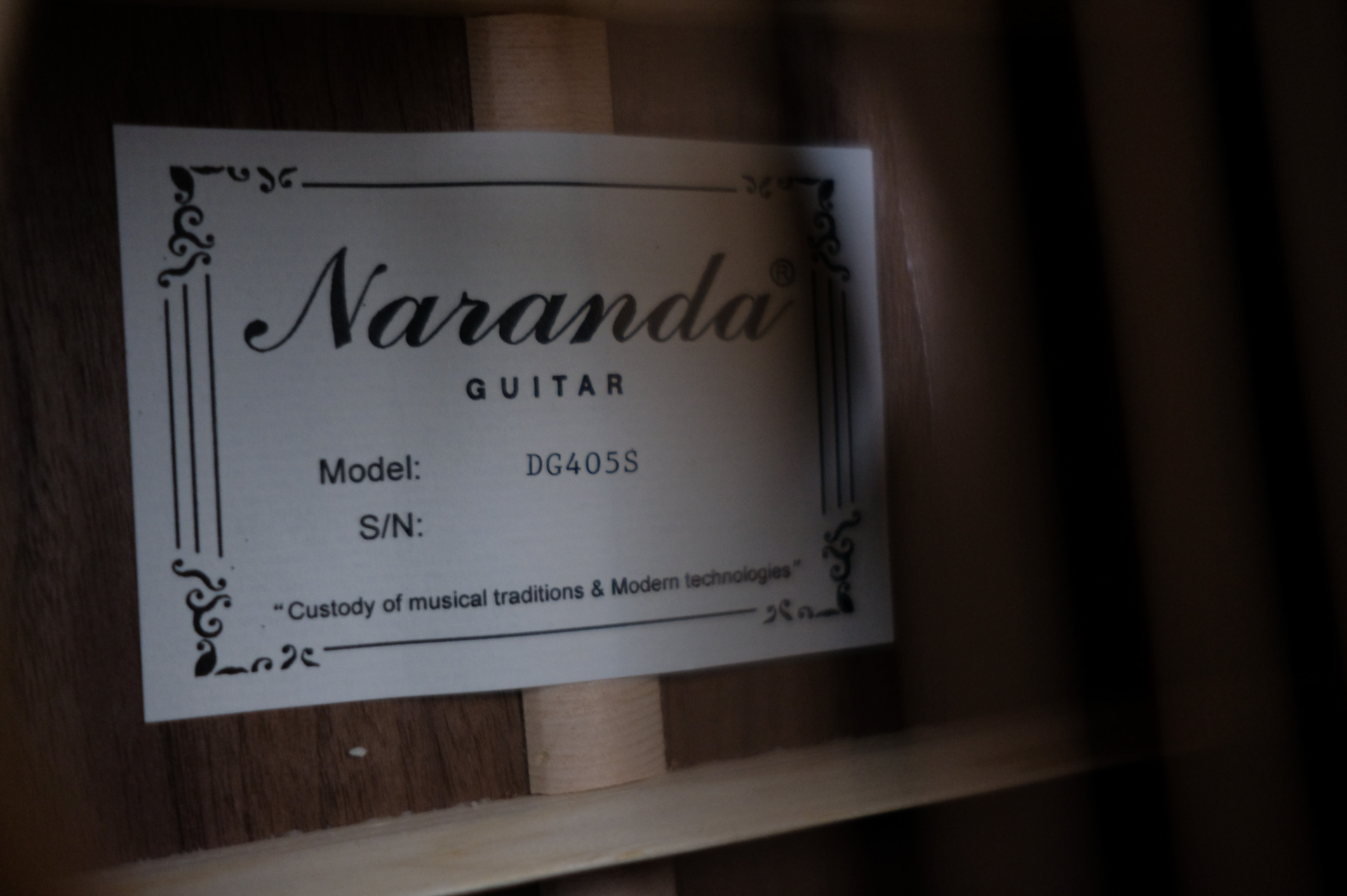 Акустическая гитара Naranda DG405S