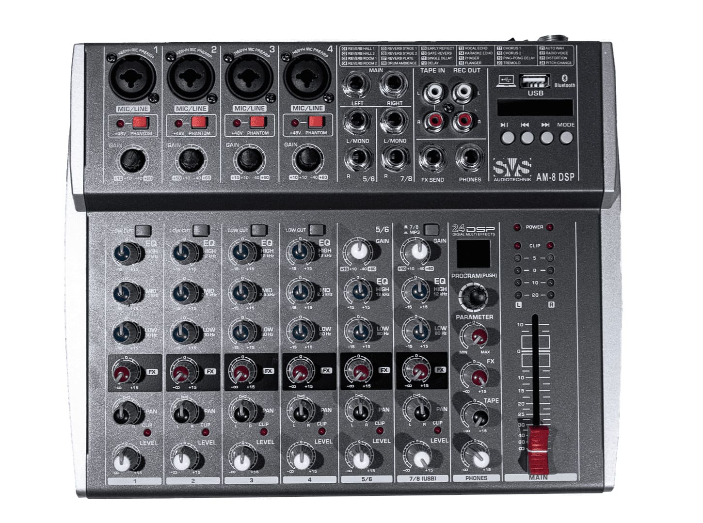 Микшерный пульт SVS Audiotechnik mixers AM-8 DSP