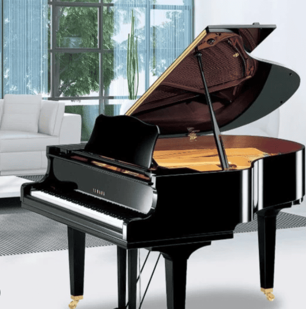 Рояль акустический кабинетный Yamaha C1X PE - чёрный полированный