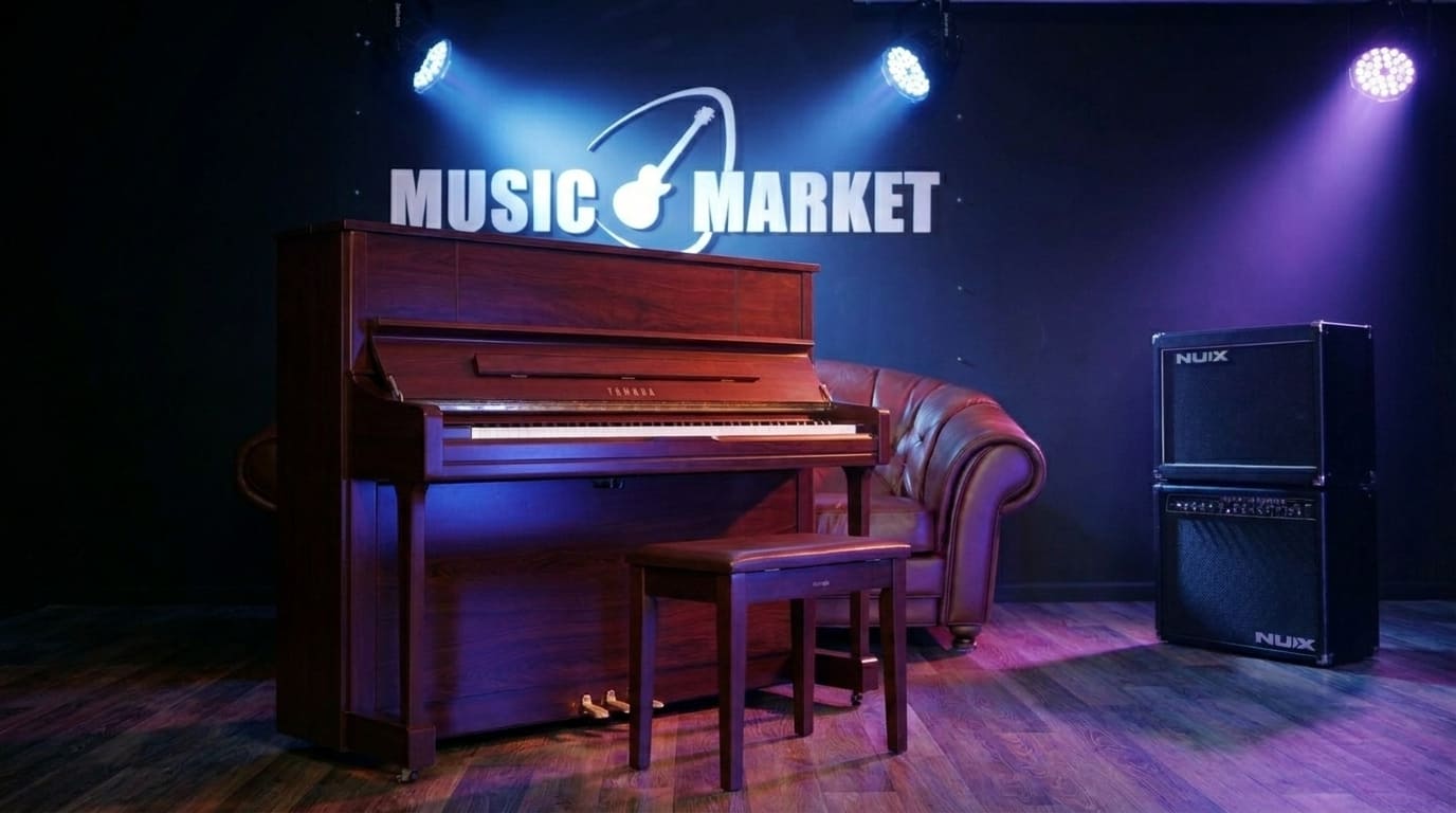 Акустическое пианино Yamaha U1J PM - красное дерево полированный