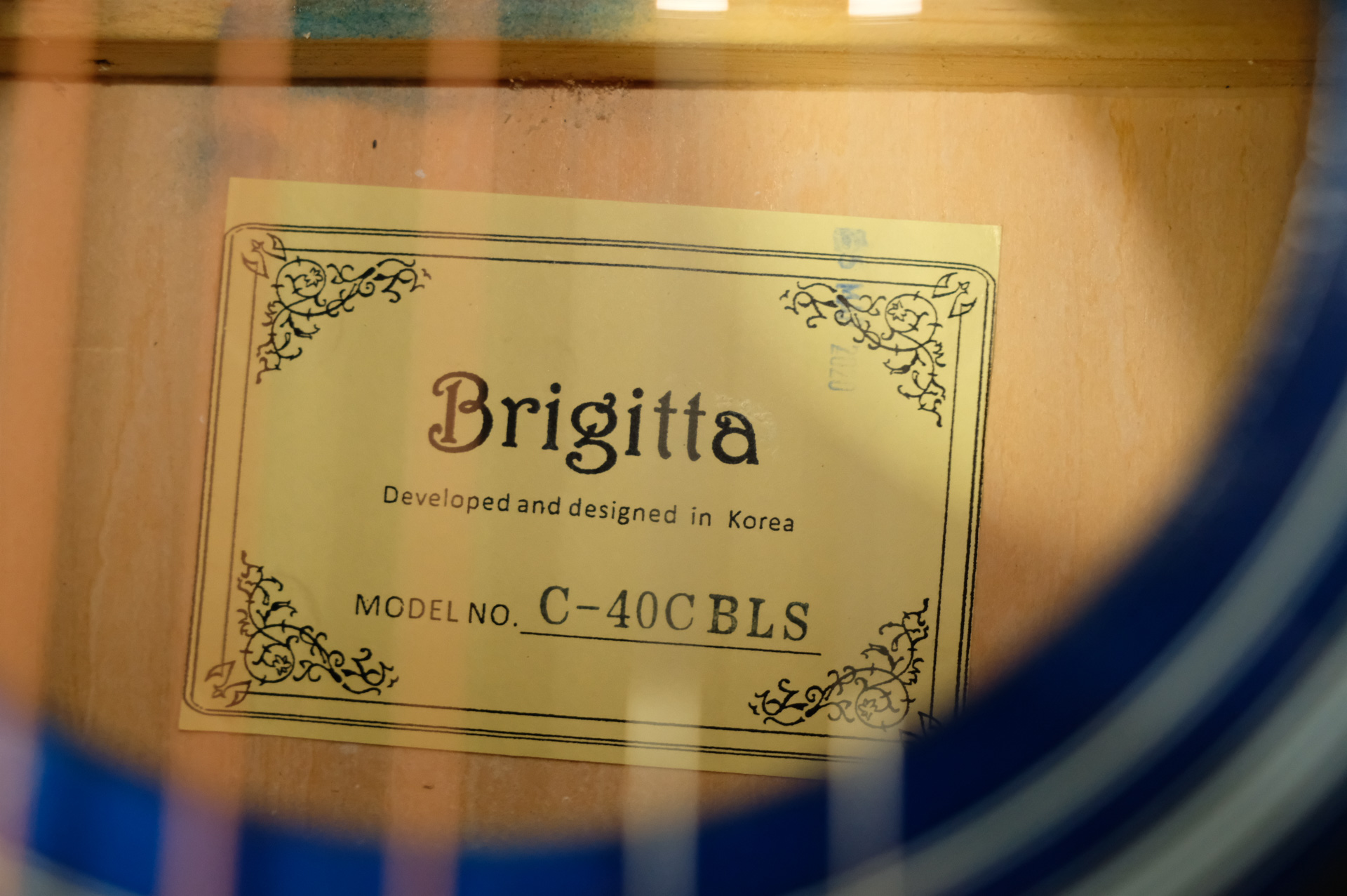 Гитара акустическая Brigitta C-40C BLS