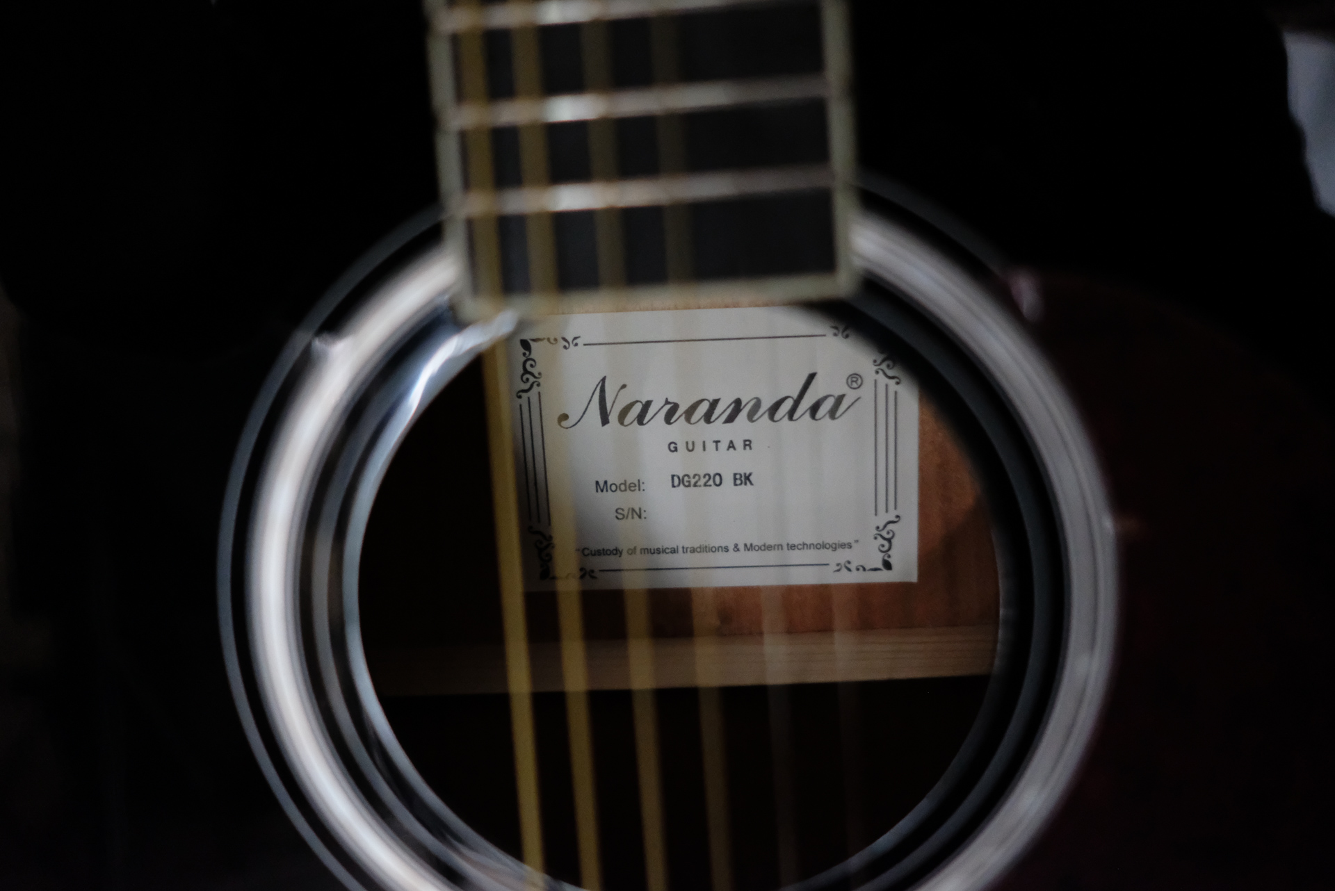 Акустическая гитара Naranda DG220BK
