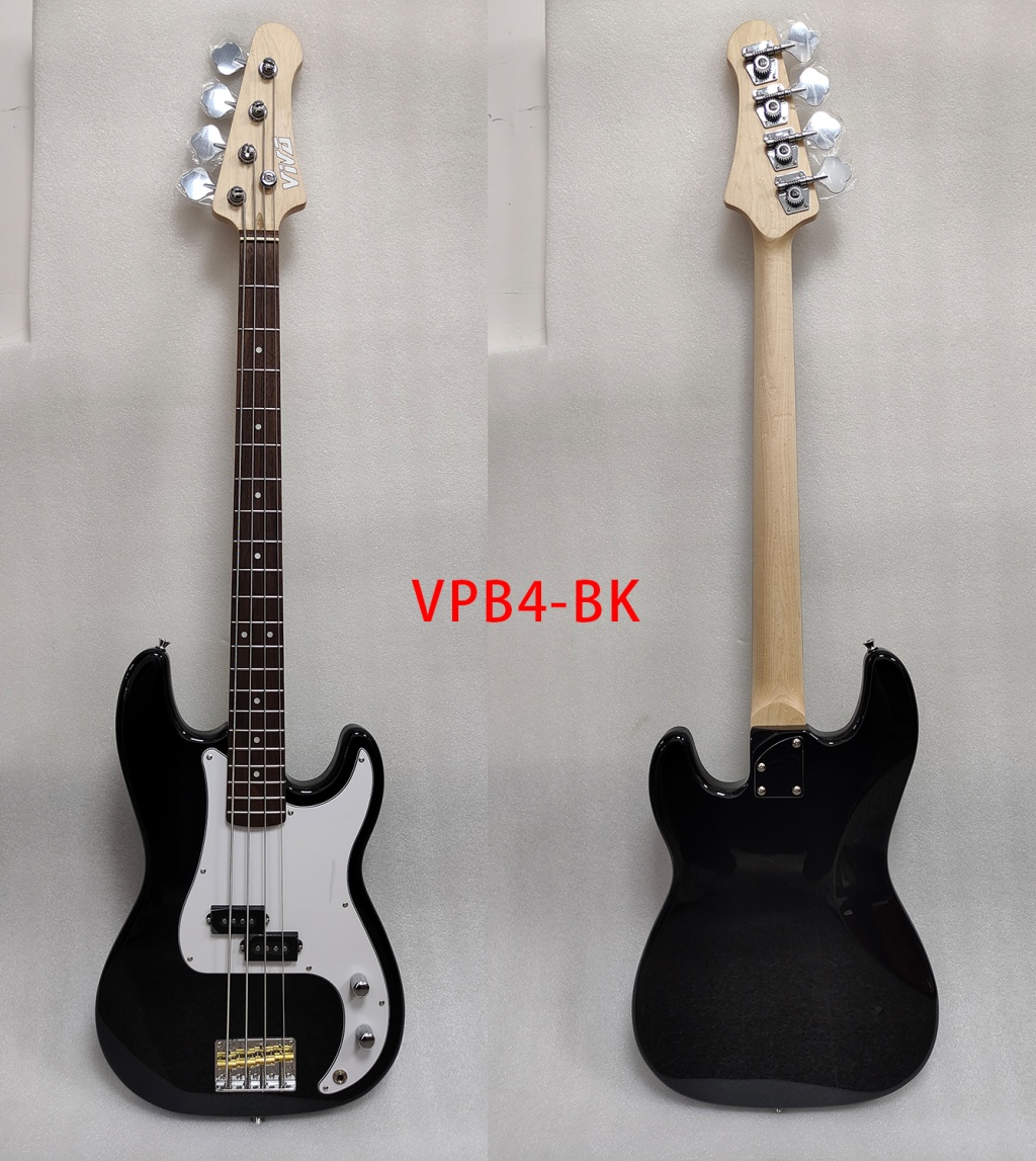 VPB4-BK Бас-гитара, черная, VIVA