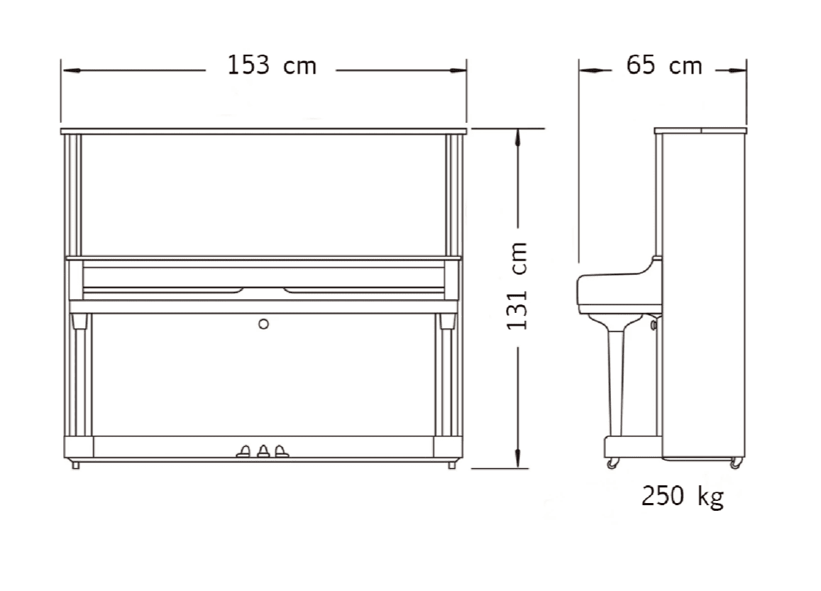 Акустическое пианино Yamaha YU5X PE