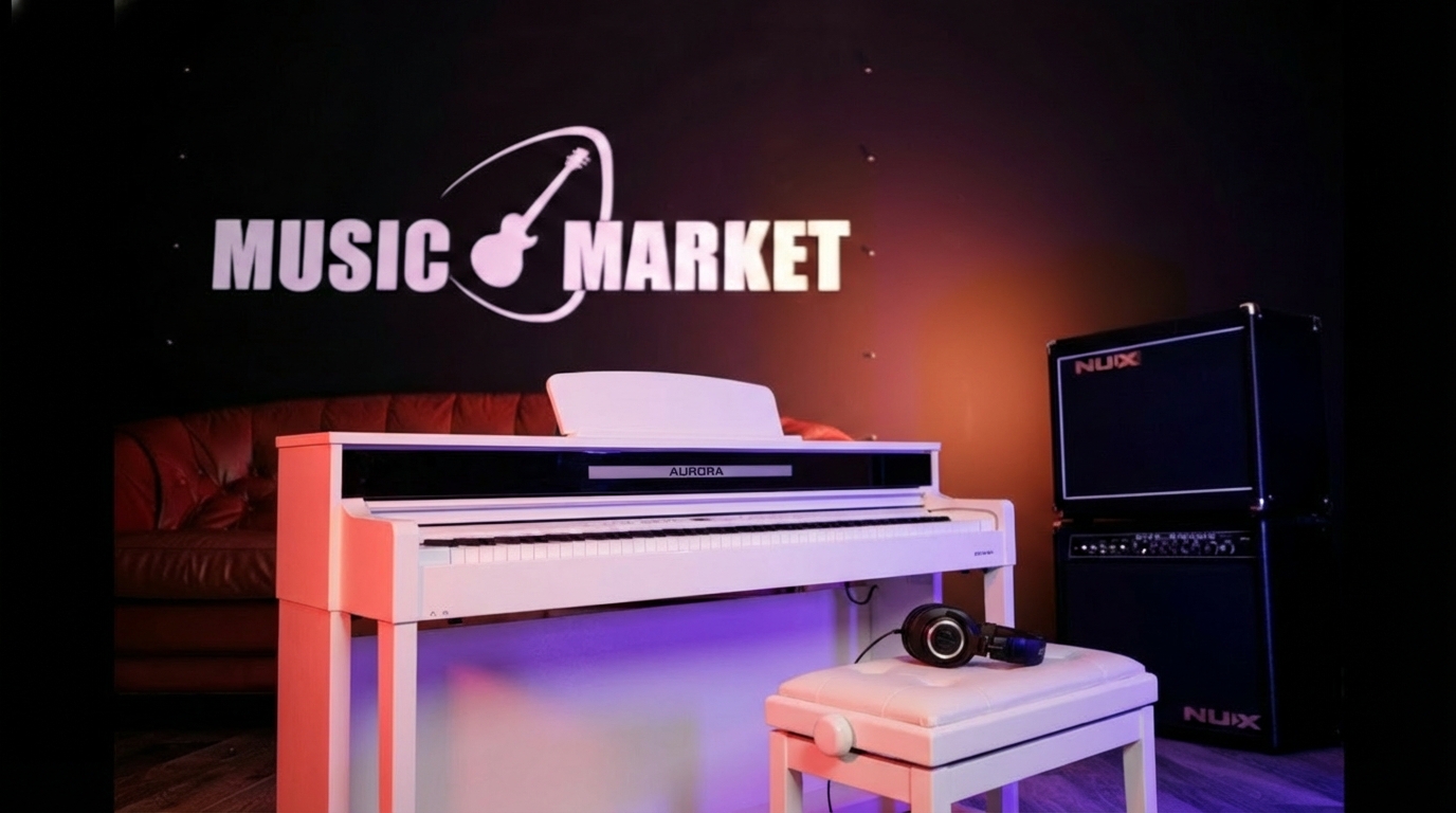 AU140-WH Цифровое пианино со стойкой, белое, Aurora