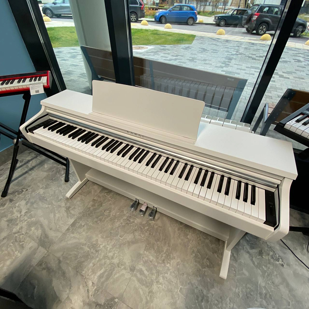 Цифровое пианино Kawai KDP75 W / KDP-75 (белое)