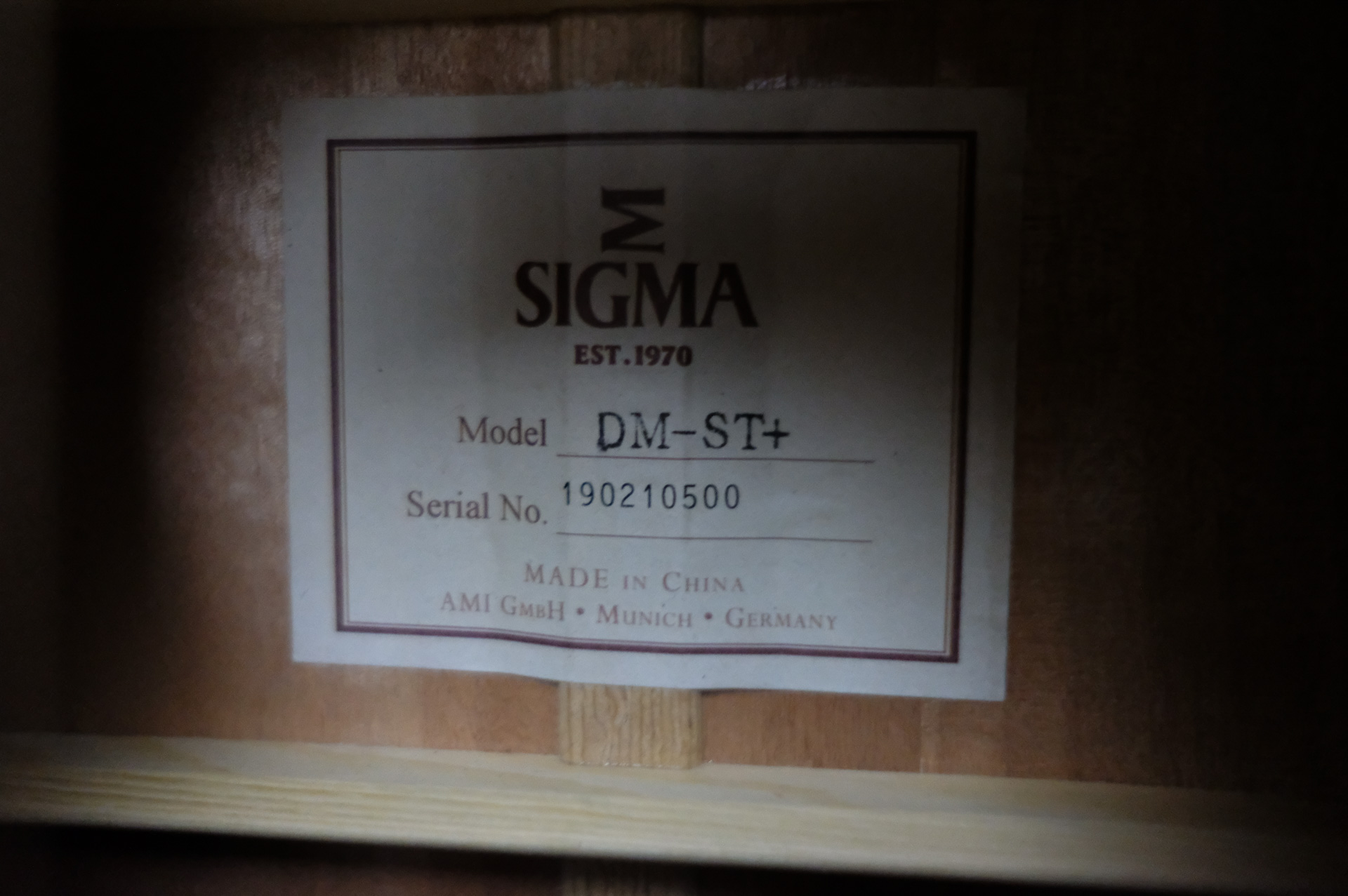 Акустическая гитара Sigma DM-ST