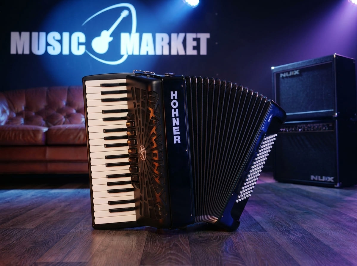 HOHNER Bravo III 96 black - Аккордеон 7/8